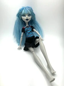 Monster High Doll Blue Hair Ghoulia 2008 w Dress - Picture 1 of 6