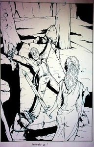 Spellbinder 2024 Original MATT HEBB Hand Drawn Interior Comics Page - Picture 1 of 2