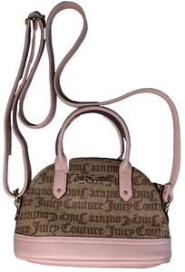 Juicy Couture Hand bag purse brown with pink 9"X5.5" - Picture 1 of 5