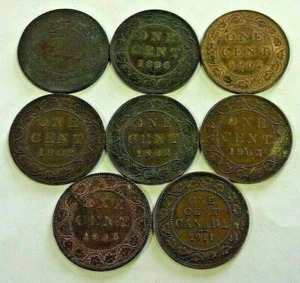 (8) CENTAVOS GRANDES CANADÁ 1893-1911 Y 1861 NUEVO CENTAVO BRUNSWICK.REDUCIDO 22/07/25 (9831 - Imagen 1 de 2