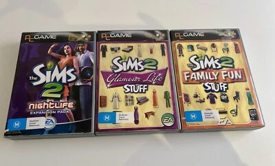 The Sims 2 : Night Life Expansion Pack, Glamour Life & Family Fun Stuff PC Games - Image 1 of 4