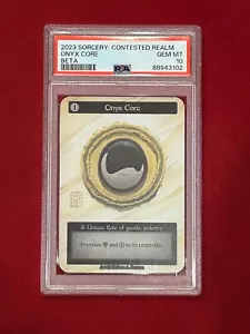 2023 SORCERY: CONTESTED REALM ONYX CORE BETA PSA 10 - Picture 1 of 13