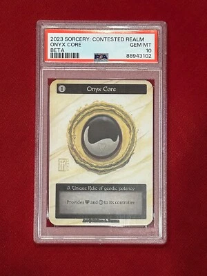 2023 SORCERY: CONTESTED REALM ONYX CORE BETA PSA 10 - Image 1 of 4