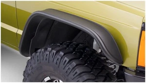 Brotes de guardabarros delantero estilo plano Bushwacker 10063-07 se adaptan a 84-01 Cherokee (XJ) - Imagen 1 de 2