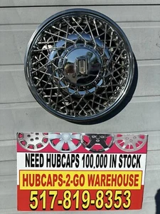 1980-85 15” Oldsmobile Nos 1 Spoked Wire Fwd Oem Toronado 15” Original Hubcap - Picture 1 of 6
