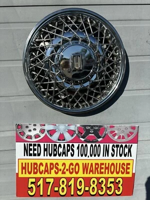 1980-85 15”  Oldsmobile Nos 1 Spoked Wire Fwd Oem Toronado 15” Original Hubcap - Image 1 of 4