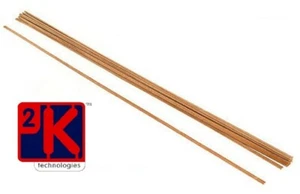 Tira de caoba -16 piezas x 1/16"" x 1/8"" x 36"" tablón barco mensajería continental - Imagen 1 de 7