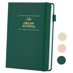 Dream Journal – Hardcover Dream Notebook, Medium (5.8 x8.3 Inch) Dark Green - Imagen 1 de 7