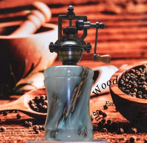 Pepper Mill Grinder Peppermill Cholla Cactus & Resin Handmade SEE VIDEO 911 - Picture 1 of 11