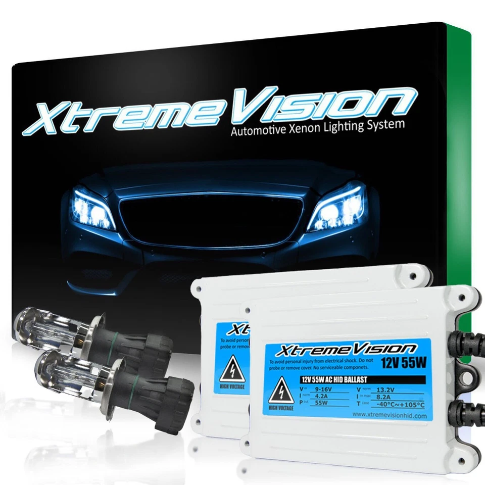 XtremeVision AC 55W H4 HID Bi-Xenon Kit - 4300K 5000K 6000K 8000K 10000K - Image 1 of 4