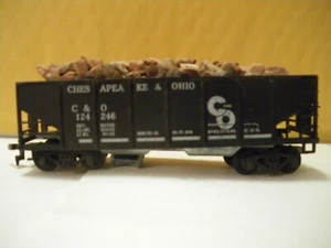 Chesapeake & Ohio: C&O: 124246: 36’ hopper with rock load (Actual Shipping) - Foto 1 di 7