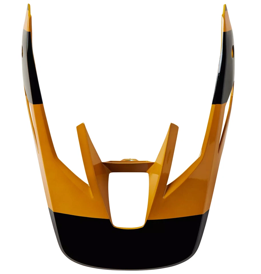 Visera/pico Fox Racing para casco V3 RS Riet negro/dorado Foto 1 de 1