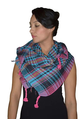 Chales Bufandas Hijab Palestina Bufanda Envoltura Tejido Reversible Ligero  Foto 1 de 3