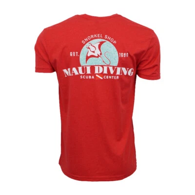 MAUI DIVING SCUBA CENTER SNORKEL SHOP T SHIRT  - Image 1 of 2