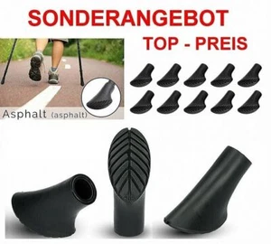 Nordic Walking Gummipuffer Pads Asphaltpads Ersatzfüße Trekking Wandern Stöcke - Bild 1 von 5