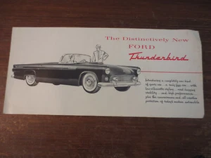 Original Ford advertising brochure for the 1955 Ford Thunderbird car - USA - Picture 1 of 4