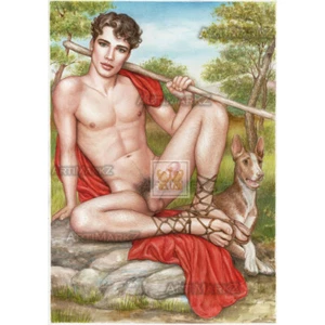 Ltd. Ed. Print* SIGNED- ZETHUS -male nude Queer LGBTQ Gay Artist - Picture 1 of 4