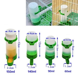 Feeder Papagei Für Sittich Fütterung Käfig Vogel Wasser 60/90/140 / 150ml - Bild 1 von 49