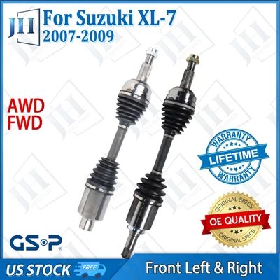 OE Front Pair Left Right CV Axle Shaft For 2007-2009 Suzuki XL-7 V6 3.6L FWD AWD - Image 1 of 4