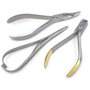 3 Pcs Orthodontic Instruments Tool Set - Hard Wire Cutter, Mathieu Ligature E... - Picture 1 of 7