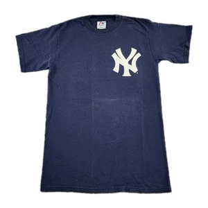 VINTAGE Jorge Posada Shirt Mens Small New York Yankees Majestic #20 Adult A25 - Picture 1 of 13