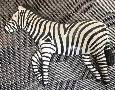 Zebra Wall Decor 6.75" Long 5" Tall - Image 1 of 2