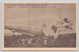 AK Luftschiff Graf Zeppelin LZ 5 abgestürzt Göppingen Jebenhausen Deutschland - Bild 1 von 2