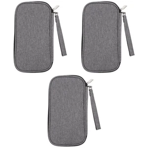 Juego de 3 bolsas de almacenamiento de cables portátiles multicapa accesorios digitales - Imagen 1 de 12