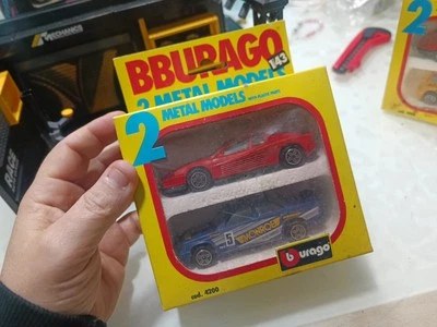 Bburago 2 1:43 Scale Metal Models Cod.4200 Made In Italy - Immagine 1 di 4