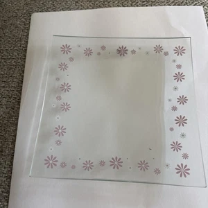 Pampered Chef Pink Daisy Dessert Plates Set Of 6 #2818 Retired. - Picture 1 of 6