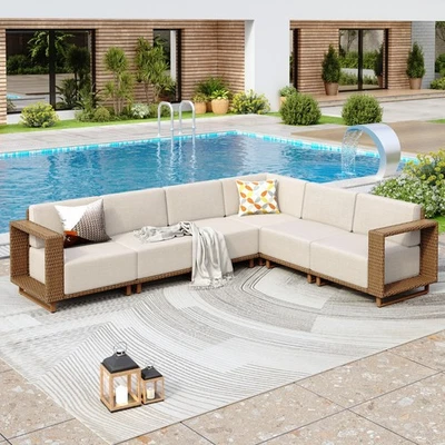 Patio Furniture Outdoor Furniture Rattan Furniture Wicker Patio Conversation Set - Image 1 of 4