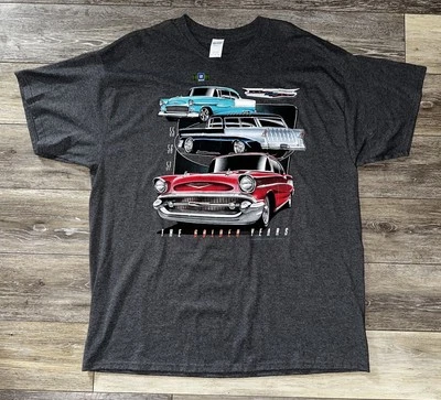 🔥 ¡NUEVO! Camisa Oficial Chevrolet GM Bel Air Nomad AÑOS DORADOS Para Hombre Talla 2XL XXL Foto 1 de 3