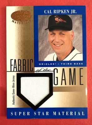 2001 Leaf Certified Fabric of the Game #FG-41 Cal Ripken Jr. Game-Worn Jersey - Image 1 of 4