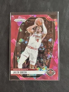 2024-25 Panini Prizm Jalen Green Pink Cracked Ice - Picture 1 of 2