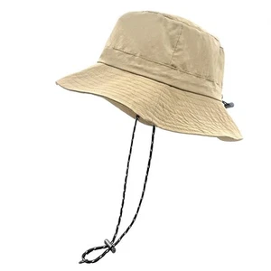 Waterproof Bucket Rain Hat with Chin Strap Quick Dry Packable Boonie Sun Hat ... - Picture 1 of 6