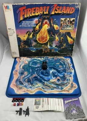 1986 Fireball Island Game by Milton Bradley Complete in Very Good Cond FREE SHIP - Image 1 of 4