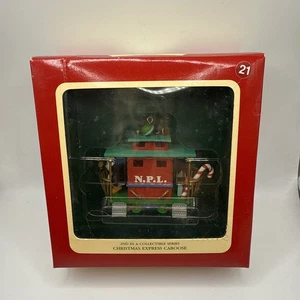 1991 Carlton Cards Heirloom Collection Ornament - Christmas Express Caboose   - Bild 1 von 7