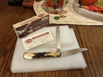 Cuchillo Case XX.5254SS 2010, Shepherd HC, Stag Trapper, Nashville, sin usar, sin usar Foto 1 de 4