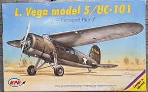 MPM L. Vega Model 5/UC-101 No.72552 1/72 Scale Open Box Sealed Parts - Picture 1 of 2