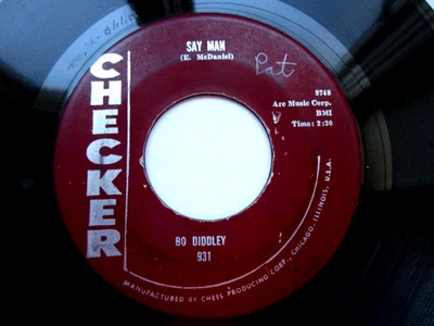 BO DIDDLEY - SAY MAN - VG to VG+ 45 rpm RECORD - Image 1 of 4