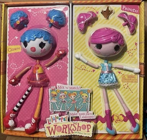 Lalaloopsy Workshop Mix & Match 2 Puppen Set Prinzessin & Clown - Bild 1 von 3