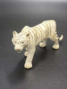 Figura de vida silvestre Schleich Alemania White SIBERIAN Tiger Big Cat 2007 retirado - Imagen 1 de 7