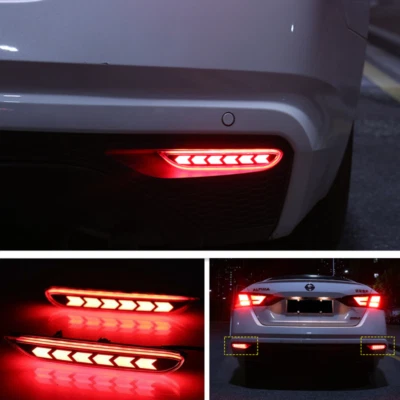 For 2019 2020 NISSAN ALTIMA LED Rear Fog Light Tail Bumper Light Sets - Image 1 of 4