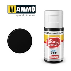 Munición MIG R-0002 Motor Negro - Centro de Riel - Pintura Acrílica 15 ml Botella 2da - Imagen 1 de 17