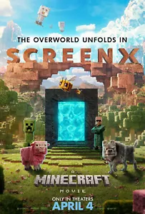 2025 Film Promo Poster "A Minecraft Movie" Kids Room Wall Decor Gift - Picture 1 of 3