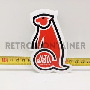 Adesivo Vintage Sticker Aufkleber 80's - Alta Badia Dolomites Scoiattolo RIF. G1 - Picture 1 of 1