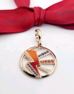 NEW Genuine Pandora ME LIGHT ME UP MEDALLION Charm 789693C01 Rose Gold Plated.. - image 1 of 4