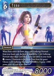 Lámina Yuna - 6-124L - casi nueva - Final Fantasy - Imagen 1 de 1