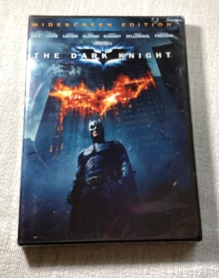 The Dark Knight DVD New Sealed Widescreen Movie Christain Bale Heath Leager - Image 1 of 3
