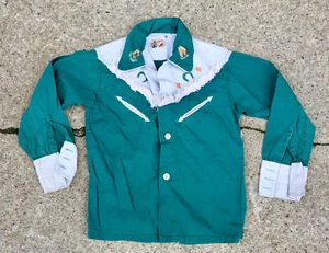 Roy Rogers Frontier Rob Roy 1960's Kids Youth Shirt 8 Sewn Stitch Vintage cowboy - Picture 1 of 10